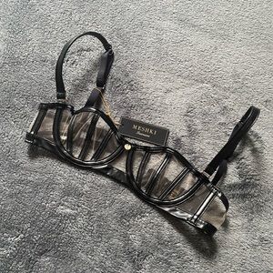 NWT Meshki Sexy Leather Bra